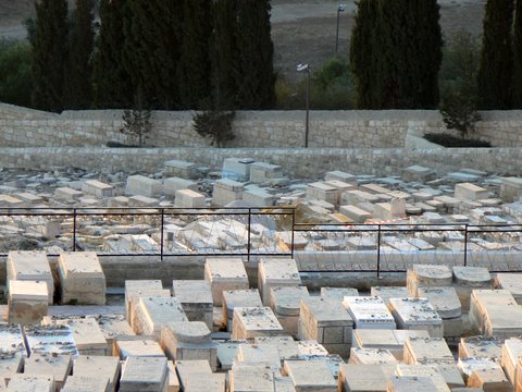 026 Židovský hřbitov na Olivové hoře