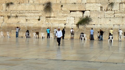 007 Ha Kotel Západní zeď známá jako Zeď nářků